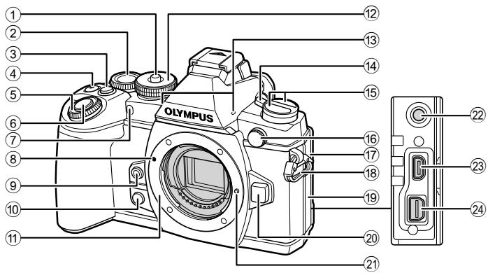 OLYMPUS E-M1 MARK III  -  E-M1 MKIII - Nom des pièces - 1