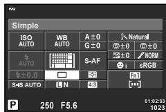 OLYMPUS E-M1 MARK III  -  E-M1 MKIII - Prise de vue sans son de l'obturateur (Silence[∀]) - 2