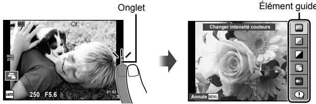 OLYMPUS E-M1 MARK III  -  E-M1 MKIII - Utilisation des guides en direct - 1