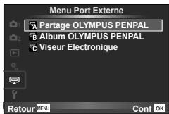 OLYMPUS E-M1 MARK III  -  E-M1 MKIII - Menu Port Externe - 1