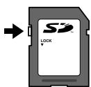 OLYMPUS E-M1 MARK III  -  E-M1 MKIII - Commutateur de protection d'écriture de carte SD - 1