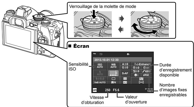 OLYMPUS E-M1 MARK III  -  E-M1 MKIII - Réglage du mode de prise de vue - 2