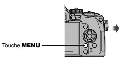 OLYMPUS E-M1 MARK III  -  E-M1 MKIII - Affichez les menus. - 1