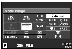 OLYMPUS E-M1 MARK III  -  E-M1 MKIII - Options de traitement (mode d'images) - 1