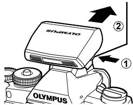 OLYMPUS E-M1 MARK III  -  E-M1 MKIII - Retirer le flash - 1