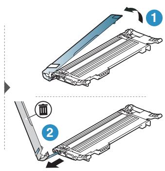 HP COLOR 150NW - Remplacement de la cartouche de toner - 6