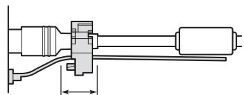 PANASONIC AW-HE38H - - How to secure the AC adaptor cable - 2