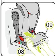 BRITAX KIDFIX III M - A Avec ISOFIT + ceinture à 3 points - 5