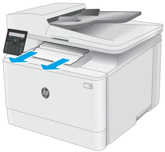 HP M183 FW - Élimination des bourrages papier dans le bac de sortie - 2