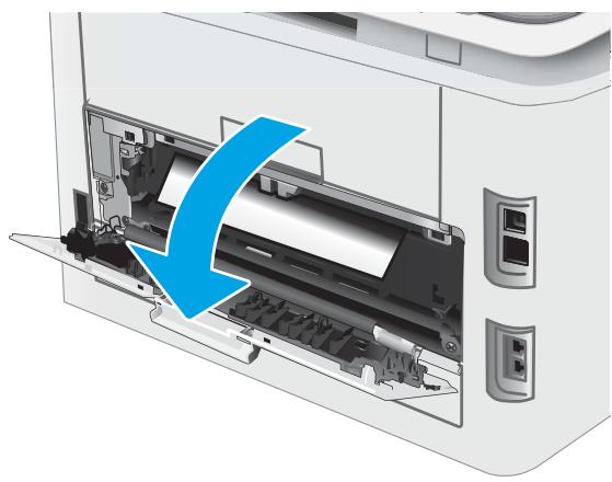 HP M183 FW - Élimination des bourrages papier dans le bac de sortie - 1