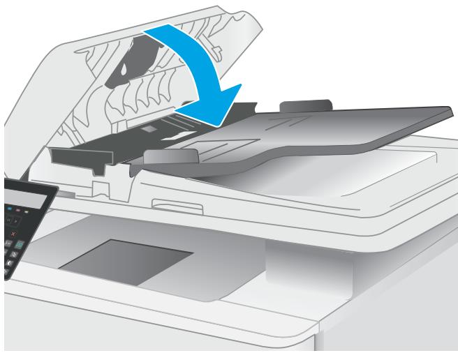 HP M183 FW - Élimination des bourrages papier dans le bac d'alimentation (modèles fw uniquement) - 3