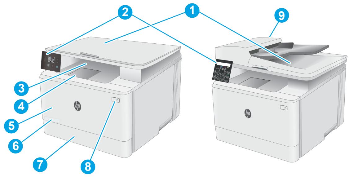 HP M183 FW - Vue avant de l'imprimante - 1