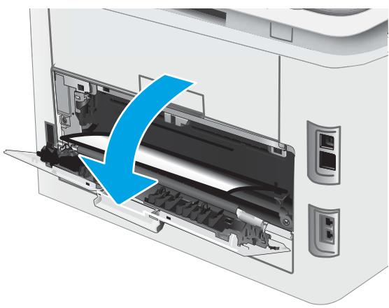 HP M183 FW - Élimination des bourrages papier au niveau de la porte arrêtée et de l'unité de fusion - 1