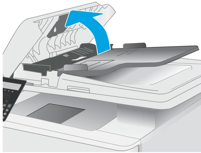 HP M183 FW - Nettoyage des rouleaux d'entraînement et du tampon de séparation dans le bac d'alimentation (modèles fw uniquement) - 1