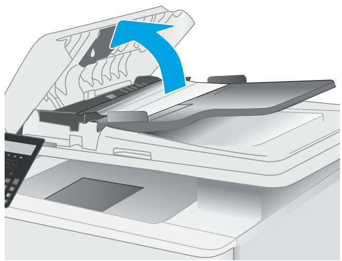 HP M183 FW - Élimination des bourrages papier dans le bac d'alimentation (modèles fw uniquement) - 1