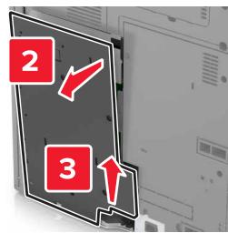 LEXMARK MX911DE  -  MX912DE - Accès à la carte logique - 7