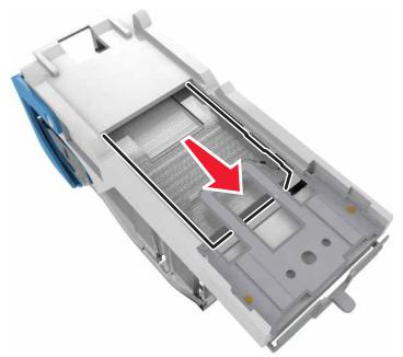 LEXMARK MX911DE  -  MX912DE - [x]-bourrage papier, appuyez sur le loquet pour acceder à la zone G etdeerincer les agrafes. [402.93] Laisser papier ds recept. - 6