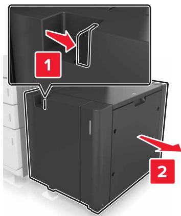 LEXMARK MX911DE  -  MX912DE - [24y.xx] [x]-bourrage papier, faites glisser le bac de 3 000 feuilles, puis ouvre la porte F. - 1