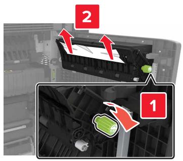 LEXMARK MX911DE  -  MX912DE - [2yy.xx] [x]-bourrage papier, faites glisser le tiroir de 3 000 feuilles, puis ouvrez la porte C. - 7
