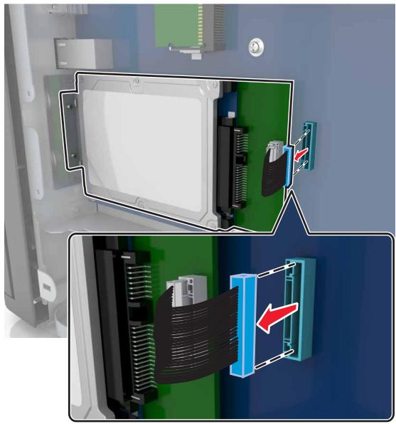 LEXMARK MX911DE  -  MX912DE - Installation d'un port Internal Solutions Port - 4