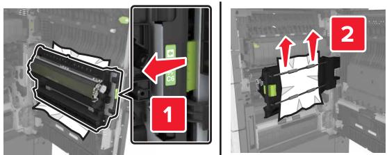 LEXMARK MX911DE  -  MX912DE - [2yy.xx] [x]-bourrage papier, faites glisser le tiroir de 3 000 feuilles, puis ouvrez la porte C. - 6