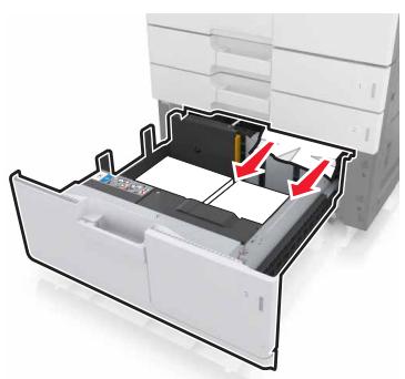 LEXMARK MX911DE  -  MX912DE - [24y.xx] [x]-bourrage papier, faites glisser le bac de 3 000 feuilles, puis ouvre la porte D. - 4