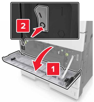 LEXMARK MX911DE  -  MX912DE - Remplacement des rouleaux séparateurs, de saisie et d'alimentation - 2