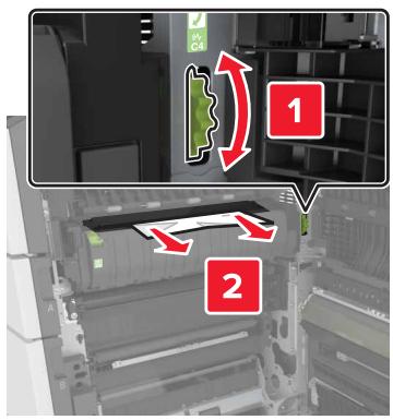 LEXMARK MX911DE  -  MX912DE - [24y.xx] [x]-bourrage papier, faites glisser le bac de 3 000 feuilles, puis ouvre la porte F. - 6