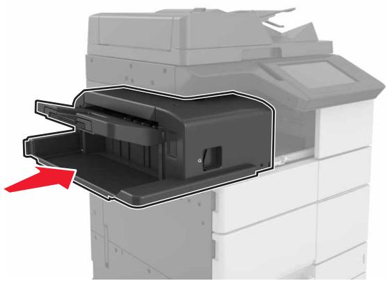 LEXMARK MX911DE  -  MX912DE - Remplacement de la cartouche d'agrafes dans l'unité de finition d'agrafage - 8