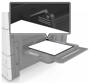 LEXMARK MX911DE  -  MX912DE - Chargement du papier préperforé - 3
