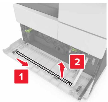 LEXMARK MX911DE  -  MX912DE - Nettoyage du chargeur et de la lentille de la tete d'impression - 5