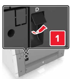 LEXMARK MX911DE  -  MX912DE - [24y.xx] [x]-bourrage papier, ouvre la porte D, puis retirez tout le papier coince. - 1