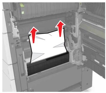 LEXMARK MX911DE  -  MX912DE - [24y.xx] [x]-bourrage papier, faites glisser le bac de 3 000 feuilles, puis ouvre la porte F. - 7