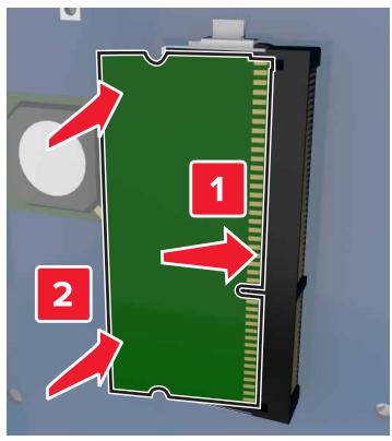 LEXMARK MX911DE  -  MX912DE - Installation d'une carte mémoire - 3