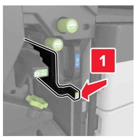 LEXMARK MX911DE  -  MX912DE - [x]-bourrage papier, ouvrez la porte H et faites pivoter le bouton HD6 dans le sens des aiguilles d'une montre. [426.xx-428.xx] Laisser papier ds récept. - 8