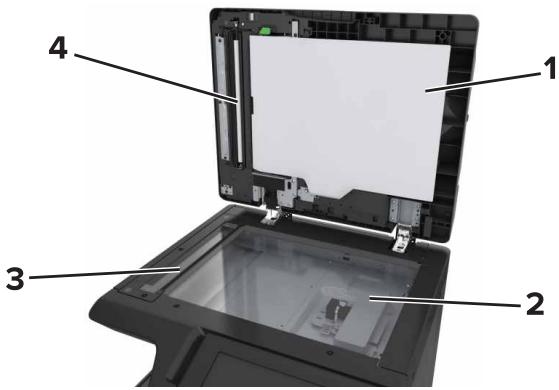 LEXMARK MX911DE  -  MX912DE - Nettoyage de la vitre du scanner - 2