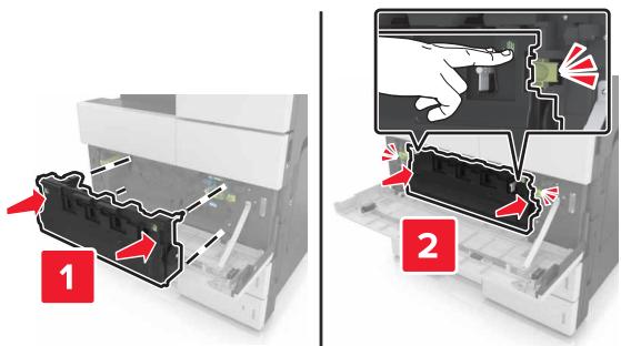 LEXMARK MX911DE  -  MX912DE - Nettoyage du chargeur et de la lentille de la tete d'impression - 7
