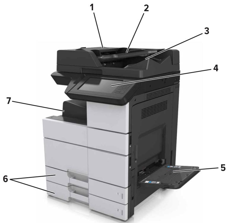 LEXMARK MX911DE  -  MX912DE - Modèle de base - 1