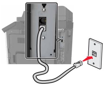 LEXMARK MX911DE  -  MX912DE - Connexion à un service de sonnerie distincte - 1