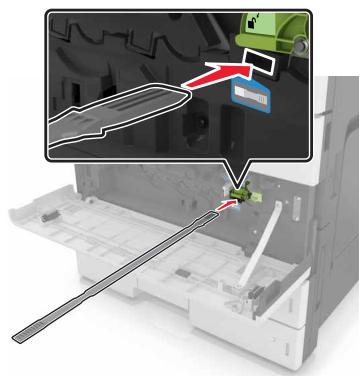 LEXMARK MX911DE  -  MX912DE - Nettoyage du chargeur et de la lentille de la tete d'impression - 6