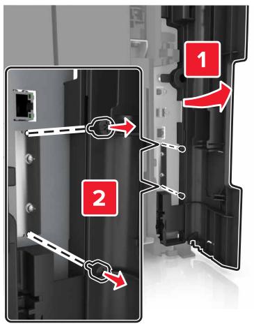 LEXMARK MX911DE  -  MX912DE - Installation d'un port Internal Solutions Port - 5