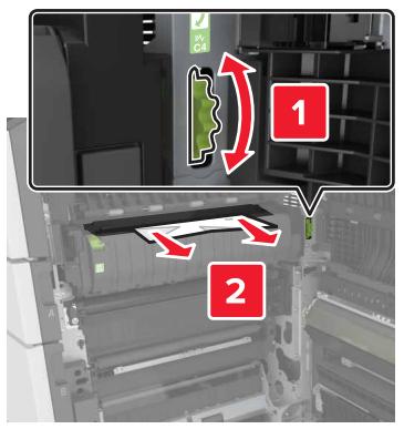 LEXMARK MX911DE  -  MX912DE - [2yy.xx] [x]-bourrage papier, ouvre la porte C et retirez tout le papier coince. - 3