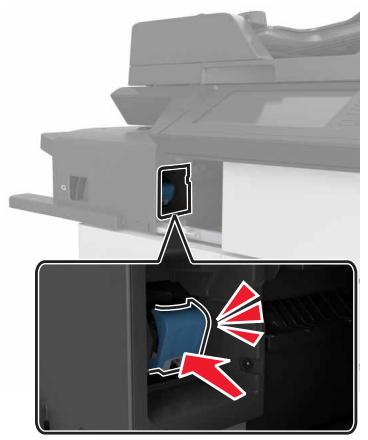LEXMARK MX911DE  -  MX912DE - [x]-bourrage papier, appuyez sur le loquet pour acceder à la zone G etdeerincer les agrafes. [402.93] Laisser papier ds recept. - 8