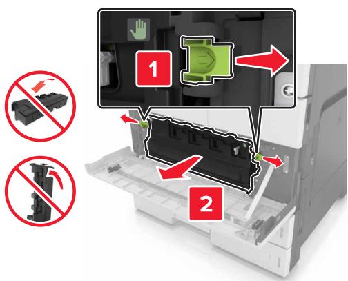 LEXMARK MX911DE  -  MX912DE - Nettoyage du chargeur et de la lentille de la tete d'impression - 2
