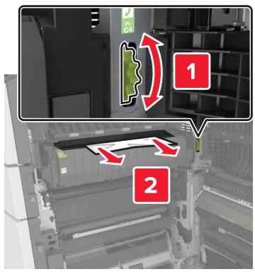 LEXMARK MX911DE  -  MX912DE - [2yy.xx] [x]-bourrage papier, faites glisser le tiroir de 3 000 feuilles, puis ouvrez la porte C. - 4