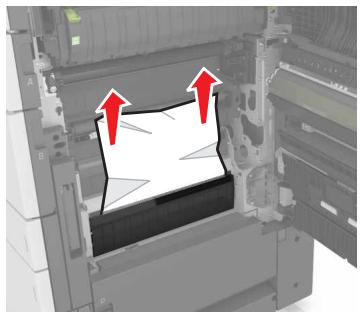 LEXMARK MX911DE  -  MX912DE - [2yy.xx] [x]-bourrage papier, faites glisser le tiroir de 3 000 feuilles, puis ouvrez la porte C. - 5