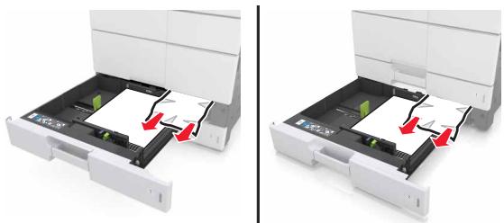 LEXMARK MX911DE  -  MX912DE - [2yy.xx] [x]-bourrage papier, ouvre la porte C et retirez tout le papier coince. - 8