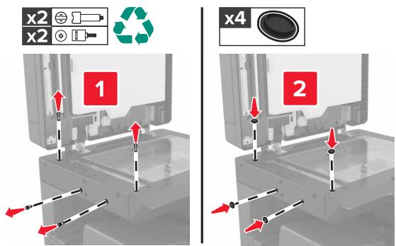 LEXMARK MX911DE  -  MX912DE - Déplacement de l'imprimante - 2