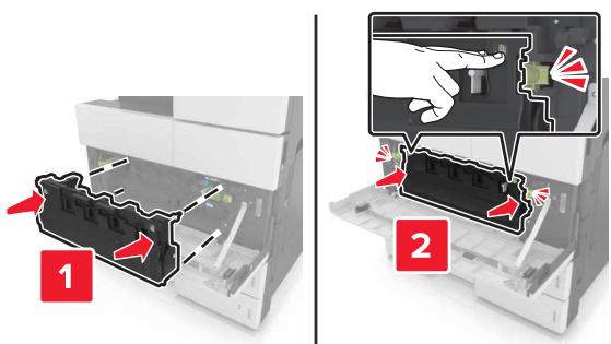 LEXMARK MX911DE  -  MX912DE - Remplacement de la bouteille de récapération de toner - 3