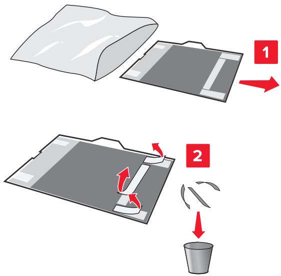 LEXMARK MX911DE  -  MX912DE - Remplacement du tampon de numérisation du DAA - 3